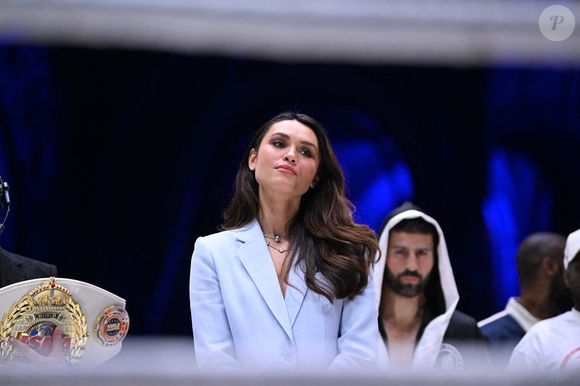 Diane Leyre (Miss France 2022) - Cyril Benzaquen remporte son combat lors de son Championnat du monde de Kickboxing 2026 au Grand Palais, à Paris, France, le 30 avril 2026. © Rachid Bellak/Bestimage