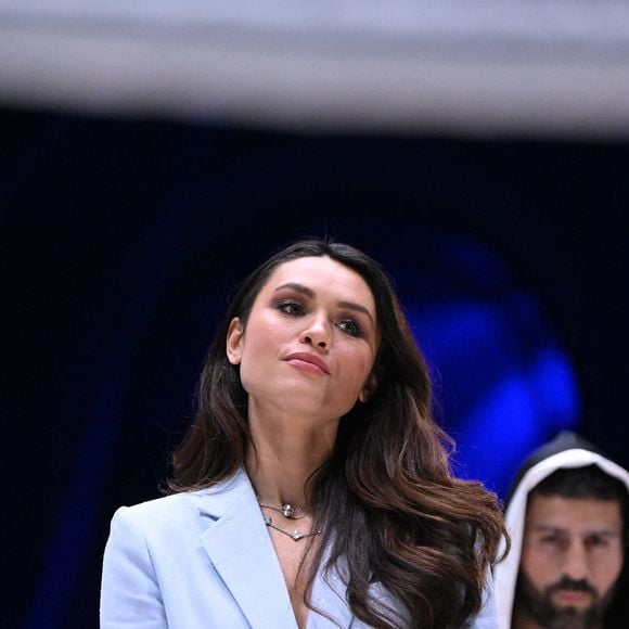 Diane Leyre (Miss France 2022) - Cyril Benzaquen remporte son combat lors de son Championnat du monde de Kickboxing 2026 au Grand Palais, à Paris, France, le 30 avril 2026. © Rachid Bellak/Bestimage
