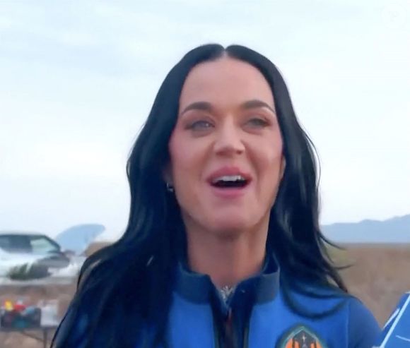 BGUK_3210000 - Los Angeles, CA  - Katy Perry, Lauren Sánchez and Gayle King are back on solid ground after their Blue Origin edge of space trip. The trio were part of an all female crew who went into space and as they returned Perry showed off the daisy she took with her before kissing the ground while King and  Sánchez reflected on their trip as well as the criticism surrounding it. Following the Blue Shephard's 11-minute round-trip expedition to the edge of space on Monday, April 14, Blue Origin's first all-female flight crew - which also included rocket scientist Aisha Bowe, bioastronautics research scientist Amanda Nguyen and film producer Kerianne Flynn - caught up with reporters during a press conference about their experience shortly after they returned on Flight NS-31. Asked to respond to the criticism about the flight - which actress Olivia Munn voiced earlier this month on the Today With Jenna and Friends - King said that in her eyes: “Anybody that’s criticizing it doesn’t really understand what is happening here. We can all speak to the response we're getting from young women from young girls about what this represents.” Sánchez, the fiancée of Blue Origin founder Jeff Bezos who was on the ground to welcome the crew back to earth, then added her thoughts, saying: "I get really fired up. I would love to have them come to Blue Origin and see the thousands of employees that don't just work here but they put their heart and soul into this vehicle. They love their work and they love the mission and it's a big deal for them. So when we hear comments like that, I just say, trust me. Come with me. I'll show you what this is about, and it's, it's really eye opening.” During the press conference, viewers also got to see a clip of the group while they were in space, which included Perry bringing a small daisy with her, a sweet nod to her daughter. As they came back down to Earth, Perry also sang a few bars of What a Wonderful World and during the press conference, Perry said that she ‘wasn’t sure’ if she was going to sing at all, but that she ‘did come around’ to it. "It was so beautiful," added King, who said the song was the perfect choice. The mission departed from Launch Site One in West Texas on Monday April 14, marking both the 11th mission in Blue Origin's New Shepard program and the 31st in its overall history. The crew also marked the first all-female flight crew since 1963, when Soviet cosmonaut Valentina Tereshkova flew solo.