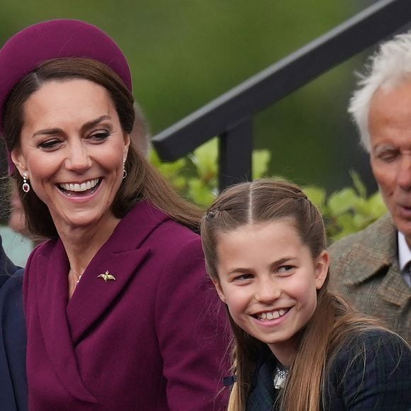 Les membres de la famille royale assistent aux célébrations du VE80 à Buckingham Palace, Londres, Royaume-Uni, le 5 mai 2025. © Julien Burton / Bestimage