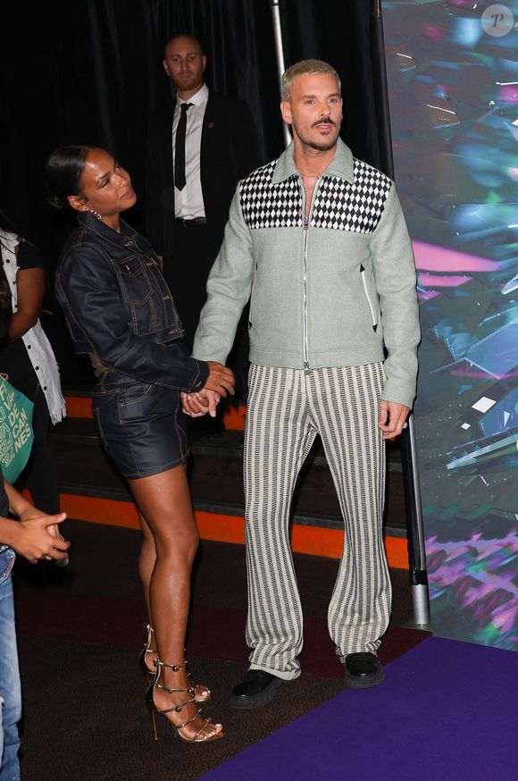 Christina Milian et son mari Matt Pokora (M.Pokora) - Avant-première du film "Les Trolls 3" au cinéma Gaumont Marignan à Paris. Le 11 octobre 2023
© Coadic Guirec / Bestimage