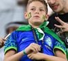 Il était déjà le père de Davi Lucca, né en 2011

Le fils de Neymar Davi Lucca da Silva Santos dans les tribunes du match "Brésil - Corée (4-1)" lors de la Coupe du Monde 2022 au Qatar, le 5 décembre 2022. © Philippe Perusseau/Bestimage