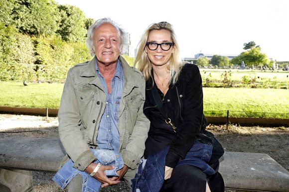 Didier Barbelivien avec sa femme Laure a l'inauguration de la 35e fete foraine des Tuileries au Jardin des Tuileries a Paris, France, le 24 juin 2018. Photo by Vim/ABACAPRESS.COM