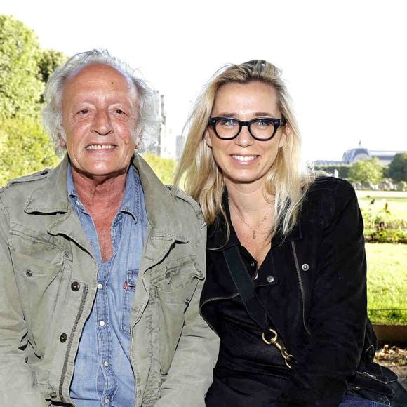 Didier Barbelivien avec sa femme Laure a l'inauguration de la 35e fete foraine des Tuileries au Jardin des Tuileries a Paris, France, le 24 juin 2018. Photo by Vim/ABACAPRESS.COM