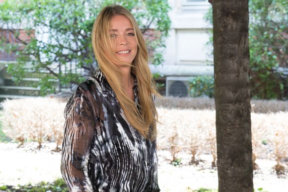 Hélène Rolles (TMC) lors du tournage coulisses des spots TV du Pasteurdon à l'Institut Pasteur à Paris, le 17 juin 2016. Photo par Josephine Royer / Bestimage