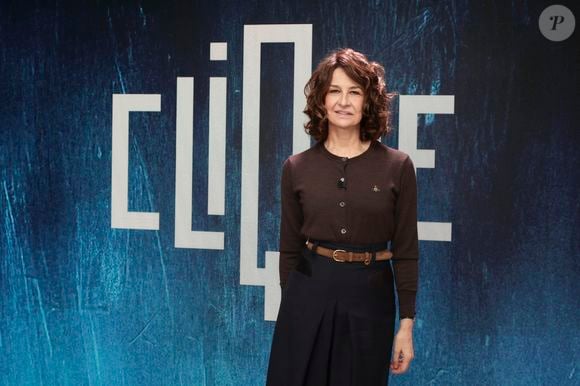 Exclusif - Valérie Lemercier, sur le plateau de Clique (Midi) présenté par M.Achour, et diffusé sur Canal + le 4 novembre 2025, à Paris, France, le 28 octobre 2025. © Jack Tribeca/Bestimage