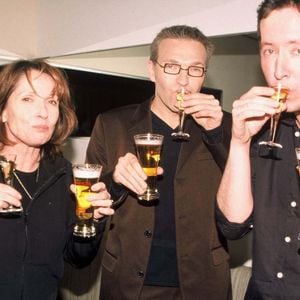 Chantal Lauby, Laurent Ruquier et Jean-Luc Lemoine à la maison du Danemark. Photo par JOKER / BESTIMAGE