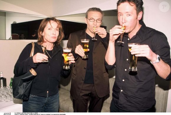 Chantal Lauby, Laurent Ruquier et Jean-Luc Lemoine à la maison du Danemark. Photo par JOKER / BESTIMAGE