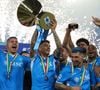 Un footballeur possède un appartement de rêve.

Naples remporte son quatrième scudetto de son histoire en battant Cagliari à Naples - Giovanni Di Lorenzo du SSC Napoli, Alessandro Buongiorno, Matteo Politano, et Giacomo Raspadori, célèbrent avec le trophée du championnat italien au stade Diego Armando Maradona à Naples (Italie) © Inside / Psnewz / Bestimage