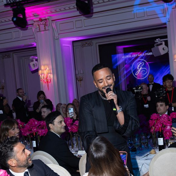 Exclusif - Eva Longoria, Slimane - Global Gift Gala Paris à l'hôtel Four Seasons George V à Paris le 8 novembre 2025. © Cyril Moreau/Bestimage