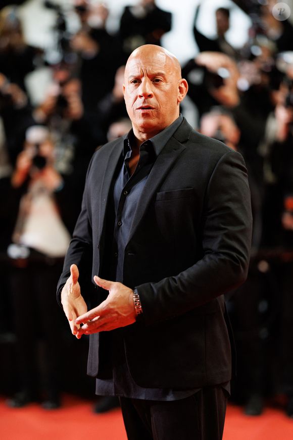 "Je sais que ton père serait si fier de toi."

Vin Diesel - Montée des marches du film " The Fast and the Furious " lors du 79ème Festival International du Film de Cannes, le 13 mai 2026. © Jacovides-Moreau / Bestimage