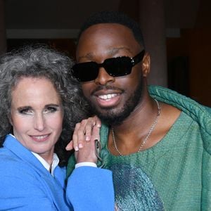 Andie MacDowell, Dadju - Arrivées à l'after du défilé "Walk Your Worth" By L'Oreal à l'Ecole Militaire lors de la fashion week PAP femme printemps / été 2023 le 2 octobre 2022. © Veeren / Clovis / Bestimage