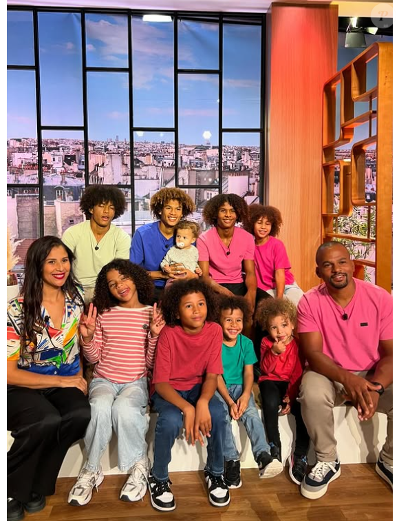 Pour l'instant, le prénom du nourrisson n'a pas encore été révélé.

Raoudha et Stéphane Jean-Zéphirin (Familles nombreuses) parents de dix enfants. Instagram