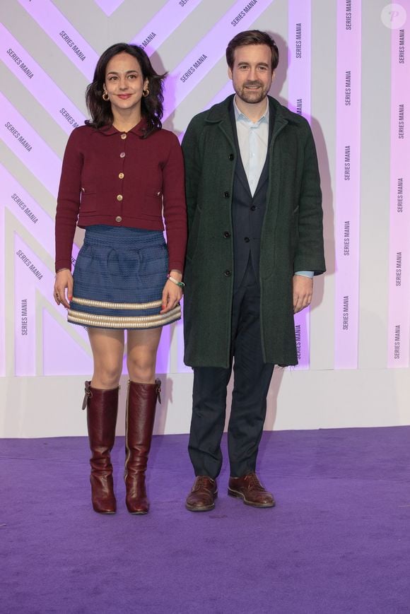 Pauline Caupenne, Grégoire Leprince-Ringuet - Cérémonie d'ouverture du festival Series Mania à Lille le 21 mars 2025. Stéphane Vansteenkiste/Bestimage