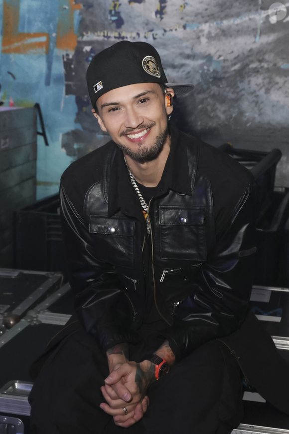 Exclusif - Billy Crawford - Pose en Backstage de la tournée « I Gotta Feeling » avec les chanteurs emblématiques des années 2000 au Dome de Paris - Paris le 04 octobre 2024 - © Jack Tribeca / Bestimage No web pour Belgique et Suisse