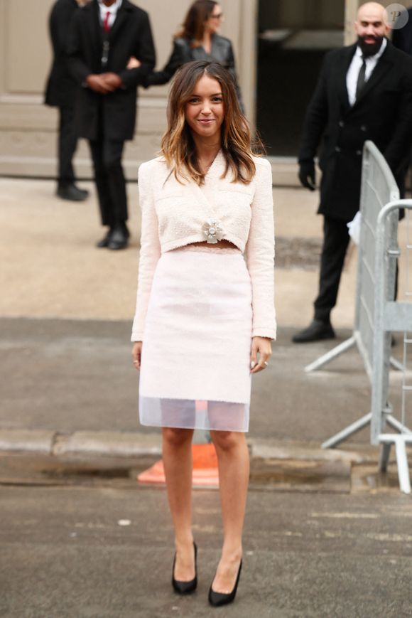 Lyna Khoudri - Les célébrités au défilé Chanel "Collection Haute Couture Printemps/Eté 2025" lors de la Fashion Week de Paris (PFW), le 28 janvier 2025
© Christophe Clovis / Bestimage
