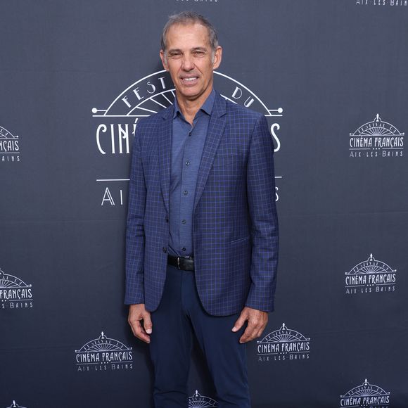 Exclusif - Paul Belmondo au photocall du Festival du Cinéma Francais et de la gastronomie d'Aix-Les-Bains, France, le 7 juin 2025. © Denis Guignebourg/Bestimage