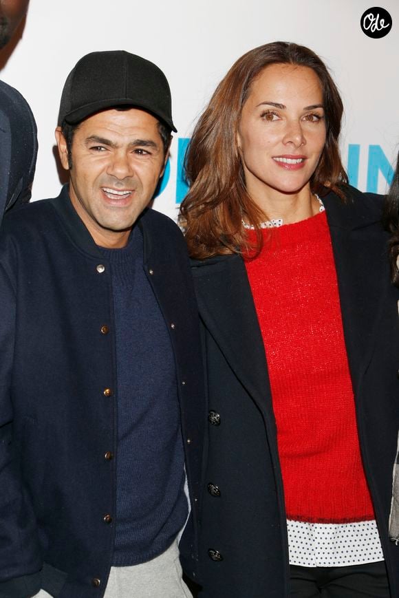 Jamel Debbouze et sa femme Mélissa Theuriau lors de l'avant-première du film "Demain tout commence" au Grand Rex à Paris le 28 novembre 2016 Christophe Aubert via Bestimage