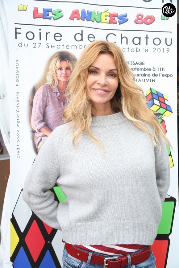 Ingrid Chauvin Marraine de la 99ème edition de la 'Foire de Chatou' sur les antiquités et Brocante à Chatou le 28 Septembre 2019.
© Jlppa / Bestimage