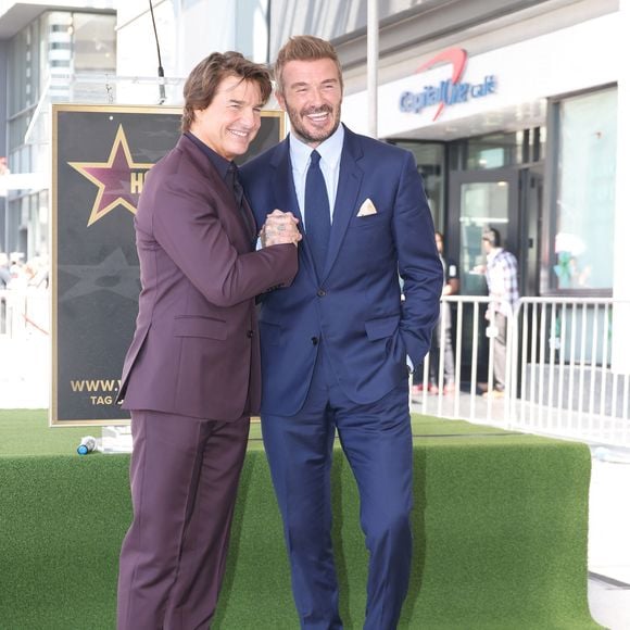 Malgré ces stars à leurs côtés et la présence de nombreux admirateurs...

11 juin 2026, Los Angeles, Californie, États-Unis : Tom Cruise et David Beckham lors d'une cérémonie en l'honneur de l'actrice Jessica Chastain, à qui l'on a décerné une étoile sur le Walk of Fame d'Hollywood. (Crédit photo : © Nina Prommer/ZUMA Press Wire / Bestimage)