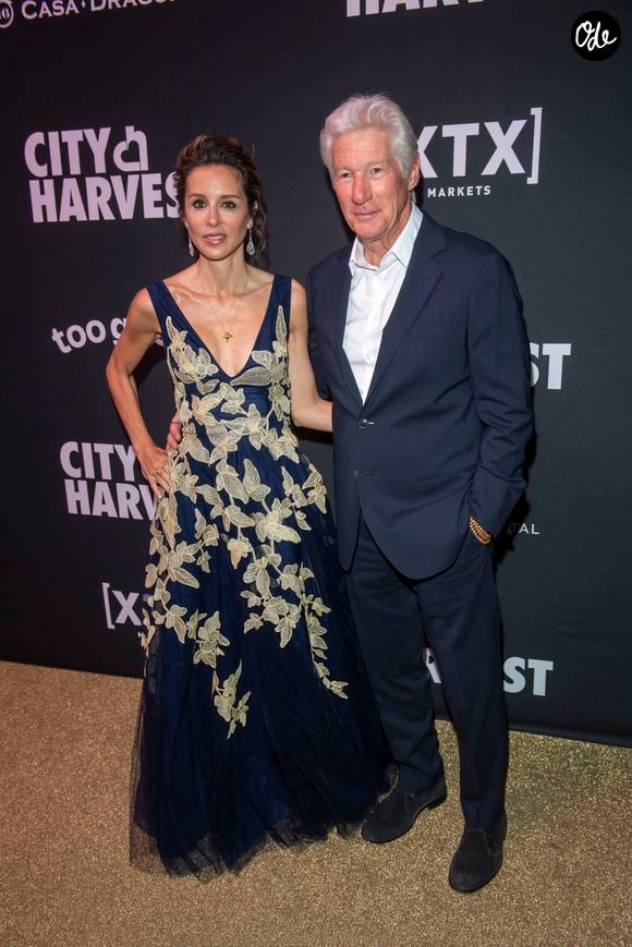Alejandra Silva et Richard Gere assistent au gala 2025 de City Harvest, intitulé "Carnaval", au Cipriani 42nd Street, le 22 avril 2025 à New York. © Ron Adar/TheNEWS2 via ZUMA Press Wire