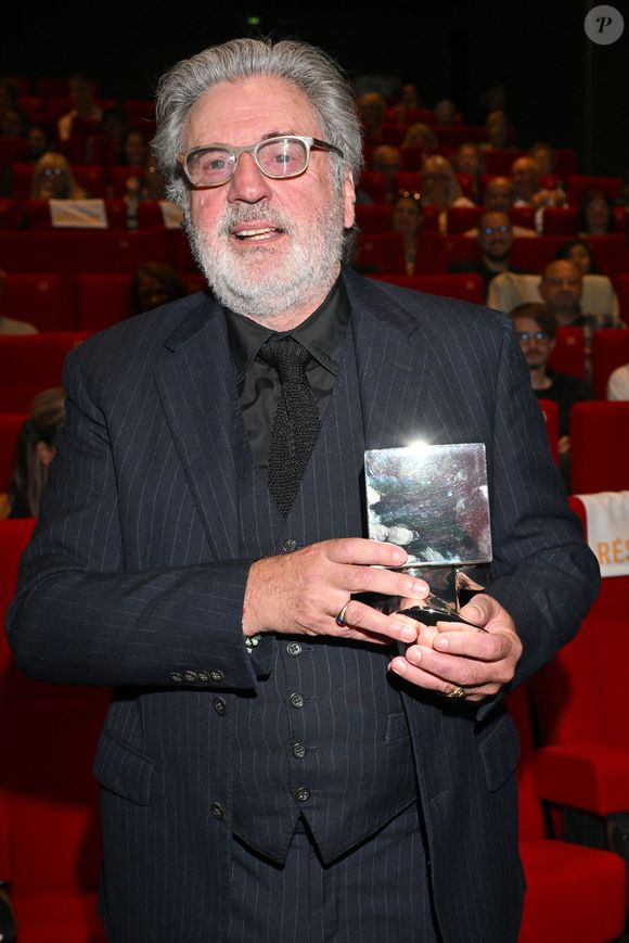 Daniel Auteuil a reçu son prix au cinéma Pathé Gare du Sud, lors de la 6ème édition du festival Cinéroman à Nice le 4 octobre 2024. © Domnique Jacovides - Bruno Bebert / Bestimage