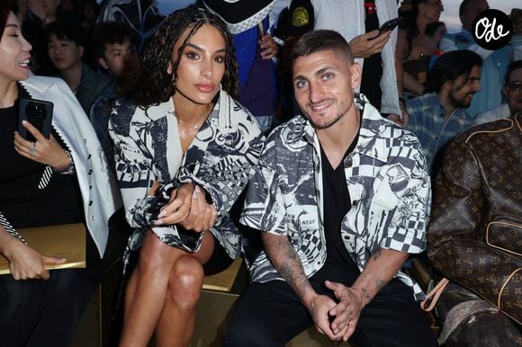 Le couple a été amplement félicité sur Instagram

Marco Verratti et son épouse Jessica Aidi assistent au défilé Louis Vuitton printemps-été 2024 lors de la Fashion Week masculine de Paris printemps-été 2024, le 20 juin 2023 à Paris, en France. Photo de Jérôme Dominé/ABACAPRESS.COM