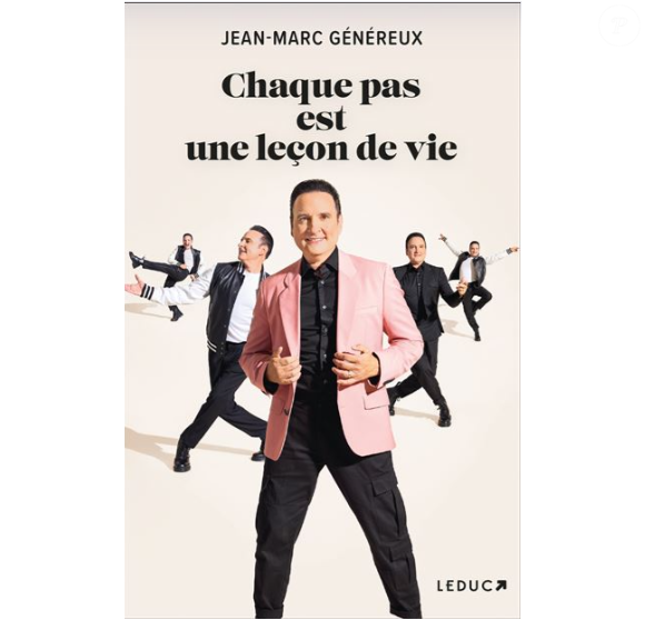 Il a sorti son livre en février dernier
Couverture du livre "Chaque pas est une leçon de vie", de Jean-Marc Généreux