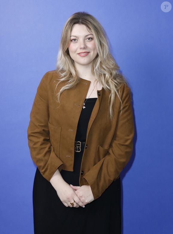 Exclusif - Héloïse Martin - Vernissage "Marianne(s) par Sylvie Castioni & Art Girls Gallery" à l'hôtel de Gabelles à Versailles le 16 avril 2025  © Marc Ausset-Lacroix/Bestimage