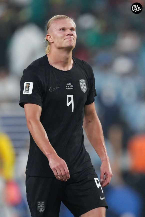 Erling Haaland et ses coéquipiers célèbrent leur victoire après le match de la phase de groupes de la Coupe du monde de la FIFA 2026 opposant la Norvège au Sénégal, disputé au New York New Jersey Stadium, le 22 juin 2026. © PsnewZ / Bestimage