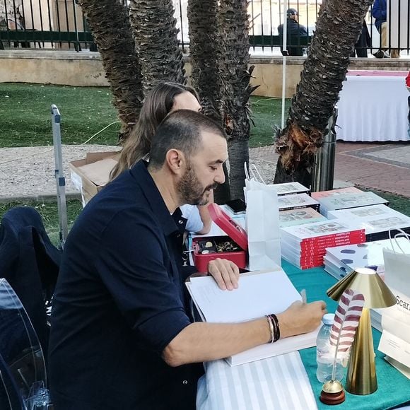 Exclusif - Cyril Lignac - Première édition du rendez-vous littéraire des "Plumes de Saint-Tropez" dans les jardins de l'Annonciade à Saint-Tropez le 27 septembre 2025. © Nice-Matin/Bestimage