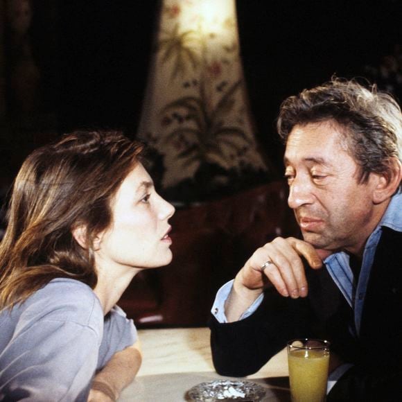 En France, à Paris, Serge Gainsbourg et Jane Birkin en juin 1985. © Michel Croizard via Bestimage