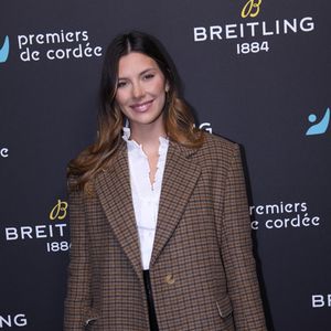 Exclusif - Camille Cerf (Miss France 2015) - Dîner de charité Breitling à la Samaritaine pour l’association "Premiers de Cordée" à Paris le 14 novembre 2022. © Rachid Bellak/Bestimage