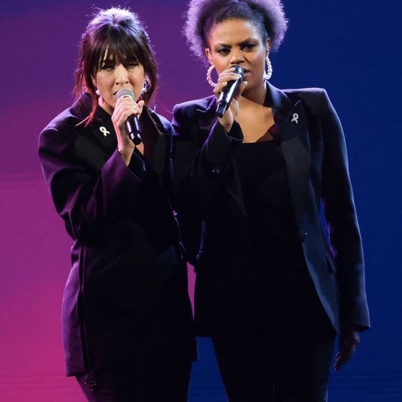 Exclusif - Nolwenn Leroy et Axelle Saint-Cirel - Enregistrement du concert "Nos voix pour toutes", au profit de La fondation des femmes, à l'Adidas Arena à Paris, diffusée le 11 décembre sur TMC
© Coadic Guirec-Cyril Moreau / Bestimage
