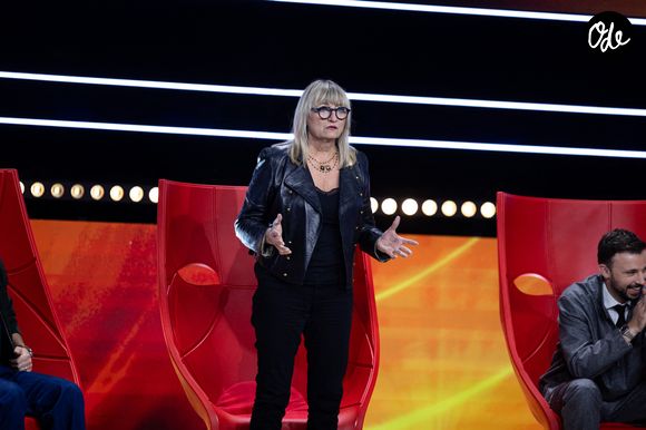 Exclusif - Christine Bravo, lors de l'enregistrement de l'émission "Qui Ment?" présentée par B.Guillon et diffusée le 20 août 2026 sur France 2, à Saint-Denis, Seine Daint-Denis, France, le 24 novembre 2025. © Jeremy Melloul/Bestimage