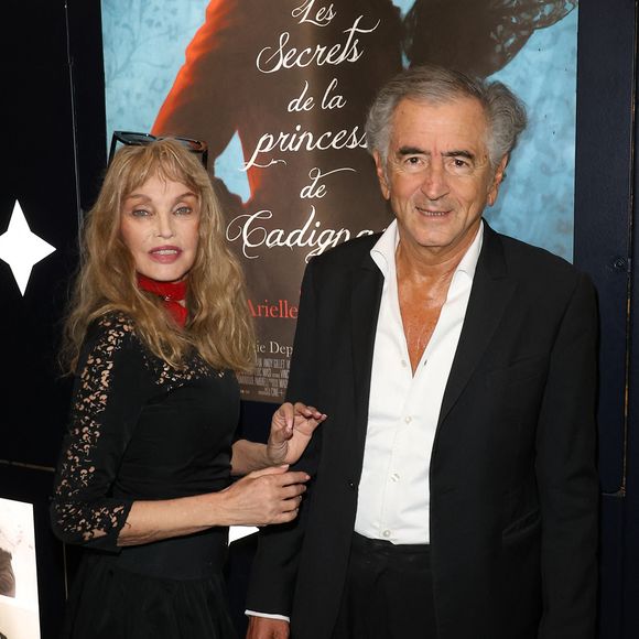 Bernard-Henri Lévy (BHL) et sa femme Arielle Dombasle - Avant-première du film "Les Secrets de la princesse de Cadignan" au Silencio des Prés à Paris le 21 juin 2023. © Coadic Guirec/Bestimage