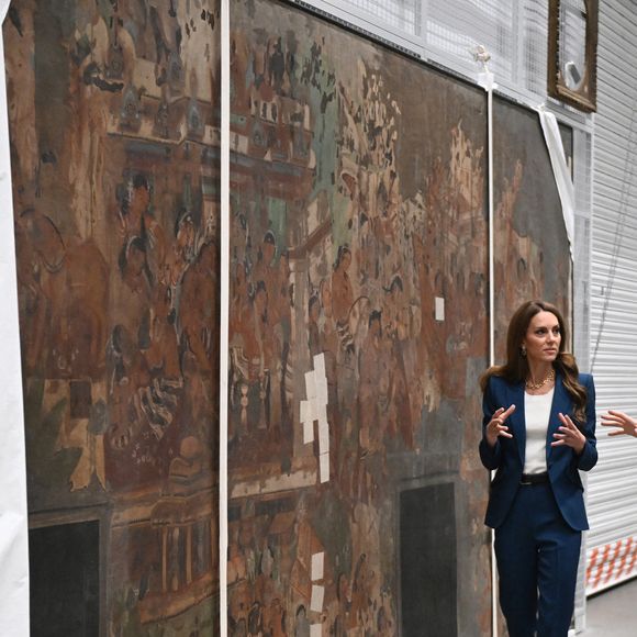 Catherine Kate Middleton, princesse de Galles, est en visite à la V&A East Storehouse à Londres le 10 juin 2025

© Eddie Mulholland / Pool / Burton via Bestimage
