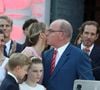 Lors des célébrations, il a eu des gestes tendres pour sa femme Charlene

Le Prince Albert II de Monaco, le Prince Jacques Grimaldi, la Princesse (princesse) Gabriella Grimaldi, la Princesse (princesse) Charlene de Monaco, lors de la célébration des 20 ans de règne du Prince Albert II de Monaco, sur la place du Palais à Monte, Carlo, Monaco, le 19 juillet 2025. Cyril Dodergny/Nice Matin/Bestimage