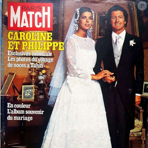 Juin 1978, couverture de Paris Match pour le mariage de Caroline et Philippe.