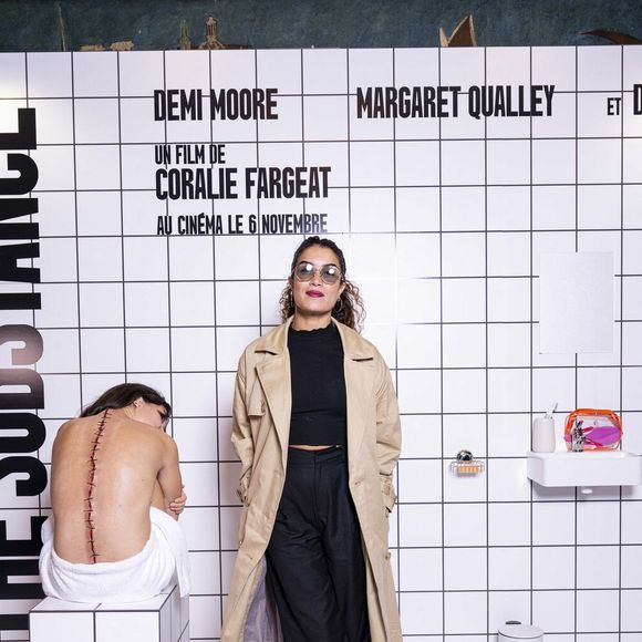 Sabrina Ouazani lors de l’avant-première du film d'horreur "The Substance" au cinéma Le Grand Rex à Paris, France, le 31 octobre 2024. © Pierre Perusseau/Bestimage