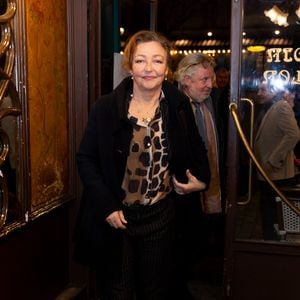 Catherine Frot lors de la cérémonie d'intronisation de A.Dussollier et C.Frot à l'académie Alphonse Allais au cabaret La Crémaillère 1900 à Paris le 26 janvier 2026

© Tiphaine Praud-Lebely / Bestimage