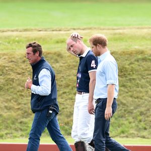 Le prince William, duc de Cambridge et son frère le prince Harry d'Angleterre -  Le prince William participe à un match de polo de bienfaisance "The Festival of Polo" au polo club de Beaufort à Tetbury le 18 juin 2016. AGENCE / BESTIMAGE
