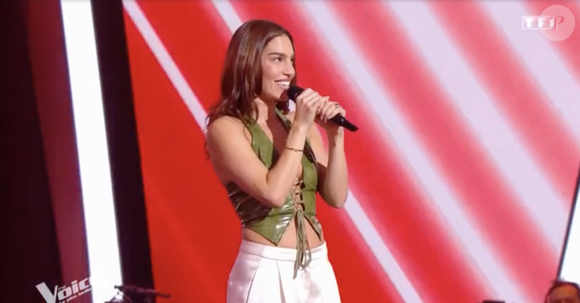 Scarlett Avedikian dans "The Voice", TF1, le 8 février 2025.