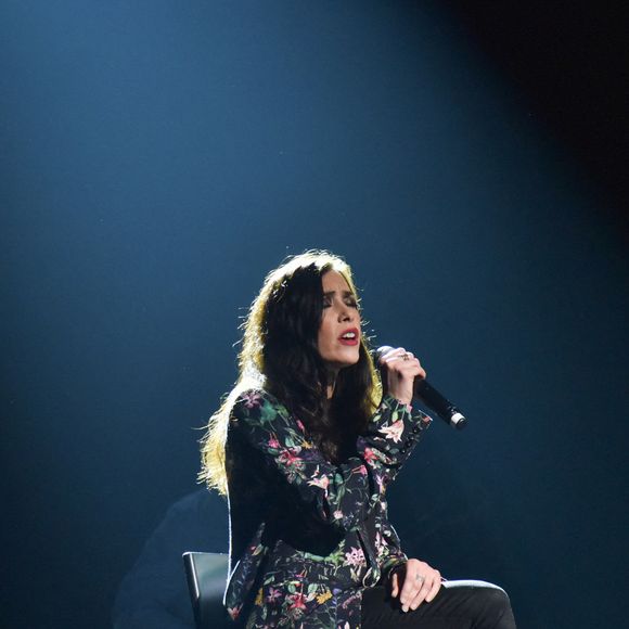 Olivia Ruiz - Gala 2018 Gala de la Fondation sur la recherche sur Alzheimer, Concert 2 Generations chantent pour la 3 eme salle Pleyel a Paris, FRANCE. Le 12 Fevrier 2018. Photo by Shootpix/ABACAPRESS.COM