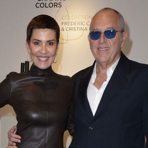 Exclusif - Cristina Cordula et son mari Frédéric Cassin - Cocktail à l'occasion des ventes: "Shaping Colors Collection Frédéric Cassin et Cristina Cordula" chez Christie's à Paris © Coadic Guirec/Bestimage