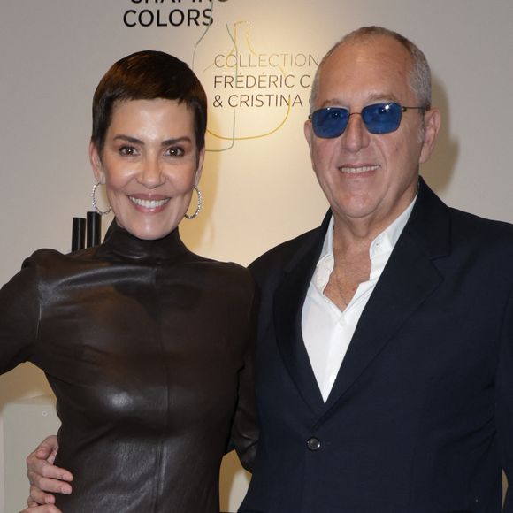 Exclusif - Cristina Cordula et son mari Frédéric Cassin - Cocktail à l'occasion des ventes: "Shaping Colors Collection Frédéric Cassin et Cristina Cordula" chez Christie's à Paris © Coadic Guirec/Bestimage