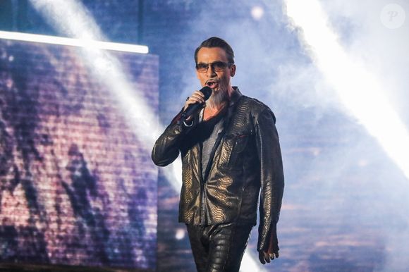 Florent Pagny se produit en concert à l'Accorhotels Arena, Paris, France, le 5 mars 2018. Photo par Henri Szwarc/ABACAPRESS.COM