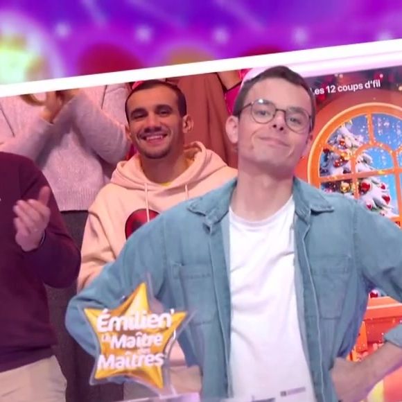 Emilien dans "Les 12 Coups de midi", le 18 décembre 2024, sur TF1