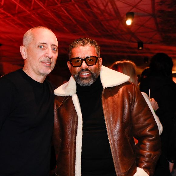 Exclusif - Gad Elmaleh et Youssef Hajdi -  Le célèbre humoriste Gad Elmaleh a inauguré lundi 3 février 2025 Le Vig’s, un tout nouveau Comedy Club situé sur le Vieux-Port de Marseille.
© Franz Chavaroche / Bestimage