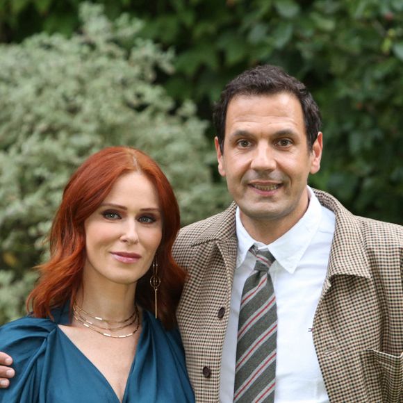 Audrey Fleurot et Mehdi Nebbou au photocall de la série "HPI" à l'ambassade de France à Rome, le 29 septembre 2022.
SGP / BESTIMAGE